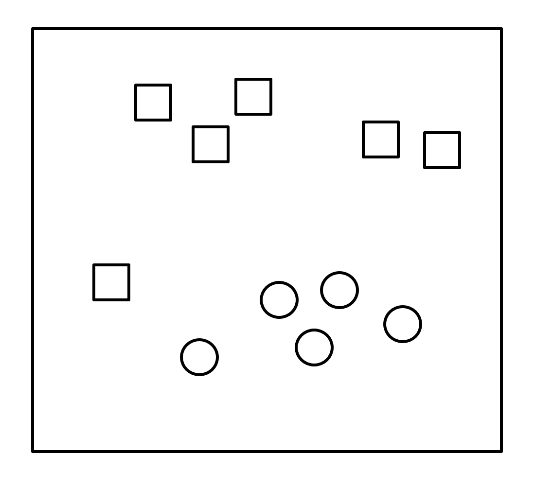 A black and white drawing of a number of squares AI-generated content may be incorrect.